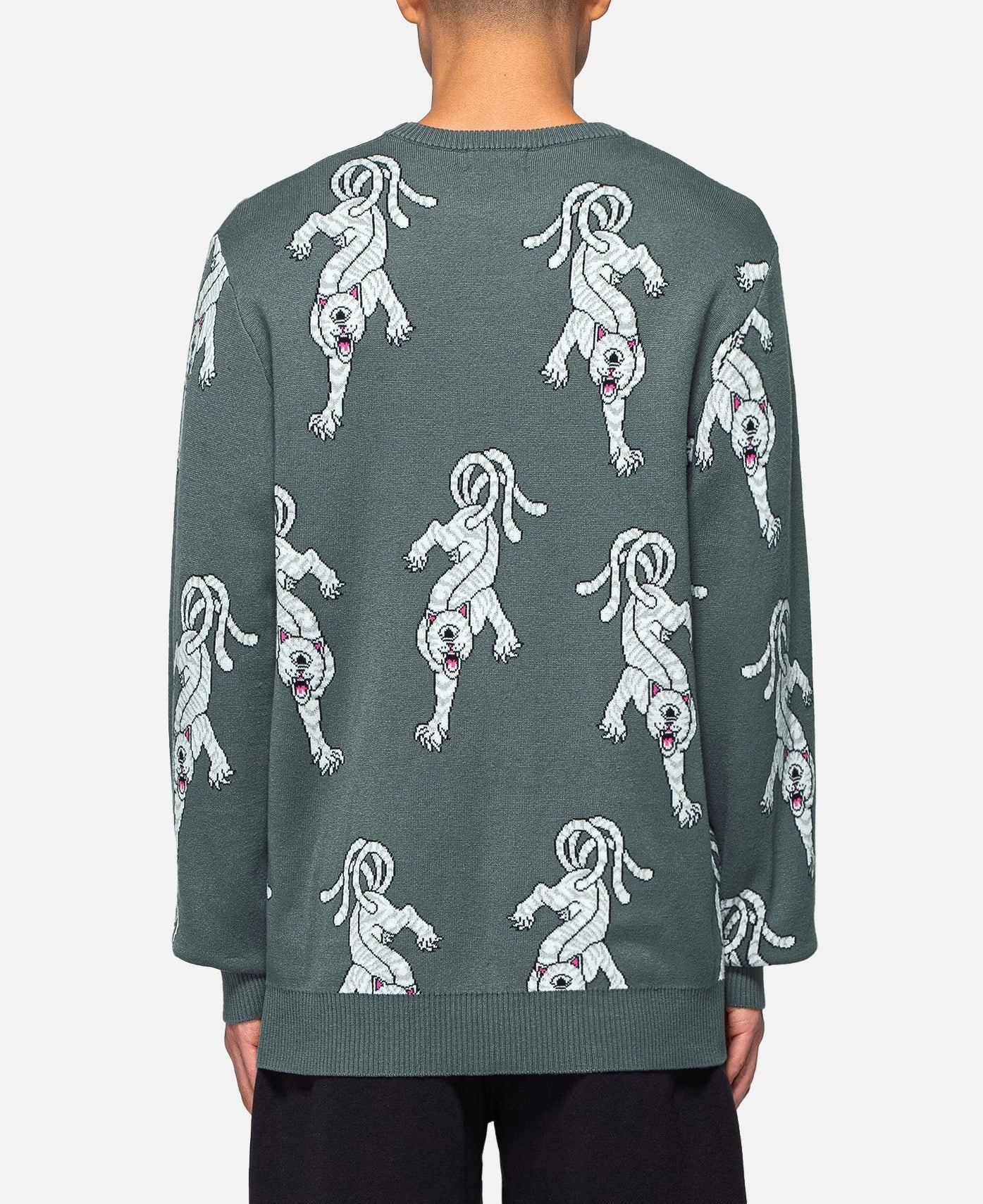 RIPNDIP Isobu Nerm Knit Sweater (Grey) 3 RIPNDIP Isobu Nerm Knit Sweater (Grey) - Image 3