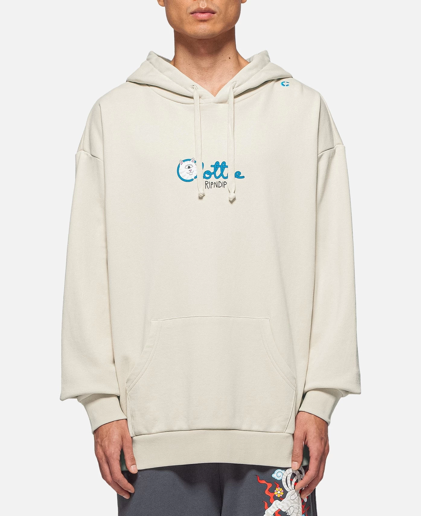 Ripndip X Clottee Hoodie (Cream) 2 Ripndip X Clottee Hoodie (Cream) - Image 2