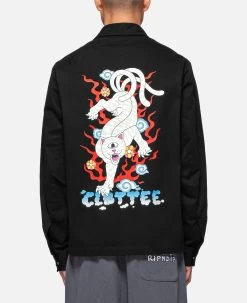 RIPNDIP Isobu Nerm Zip Up Jacket (Black) -Urban Fashion Shop clottee x ripndip isobu nerm zip up jacket black fw23 jackets black product shot 2 1024x1024 2x 684a191b ec5f 45b6 a8d6 f3006be0838a