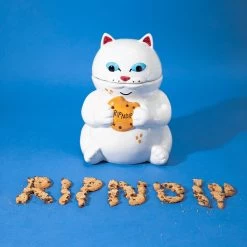 RIPNDIP Lord Nermal Ceramic Cookie Jar 10 RIPNDIP Lord Nermal Ceramic Cookie Jar -Urban Fashion Shop cookie jar product photo