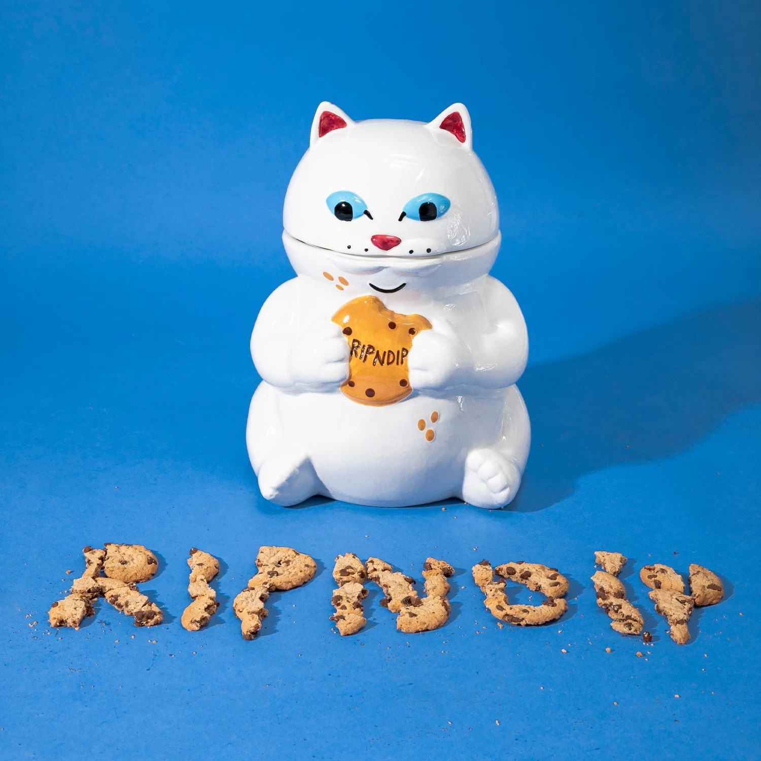 RIPNDIP Lord Nermal Ceramic Cookie Jar 3 RIPNDIP Lord Nermal Ceramic Cookie Jar - Image 3