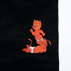 RIPNDIP Devil Baby Corduroy Pants (Black) -Urban Fashion Shop devilbabypants 0000 027A0422