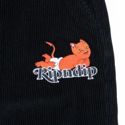 RIPNDIP Devil Baby Corduroy Pants (Black) -Urban Fashion Shop devilbabypants 0002 027A0409