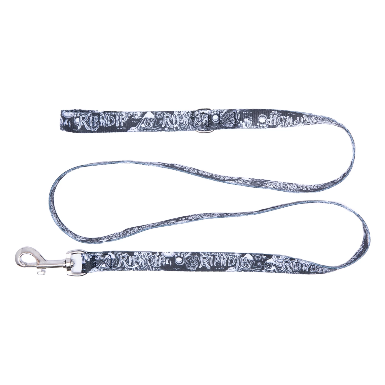 RIPNDIP Dark Twisted Fantasy Pet Leash (Black/White) 1 RIPNDIP Dark Twisted Fantasy Pet Leash (Black/White)