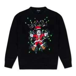 RIPNDIP Electrifying Santa Knit Sweater (Black)
