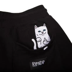 RIPNDIP Peek A Nermal Sweat Pants (Black) -Urban Fashion Shop fall 4 0004 KK2A2343