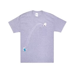 RIPNDIP Hoops Pocket Tee (Heather Grey )