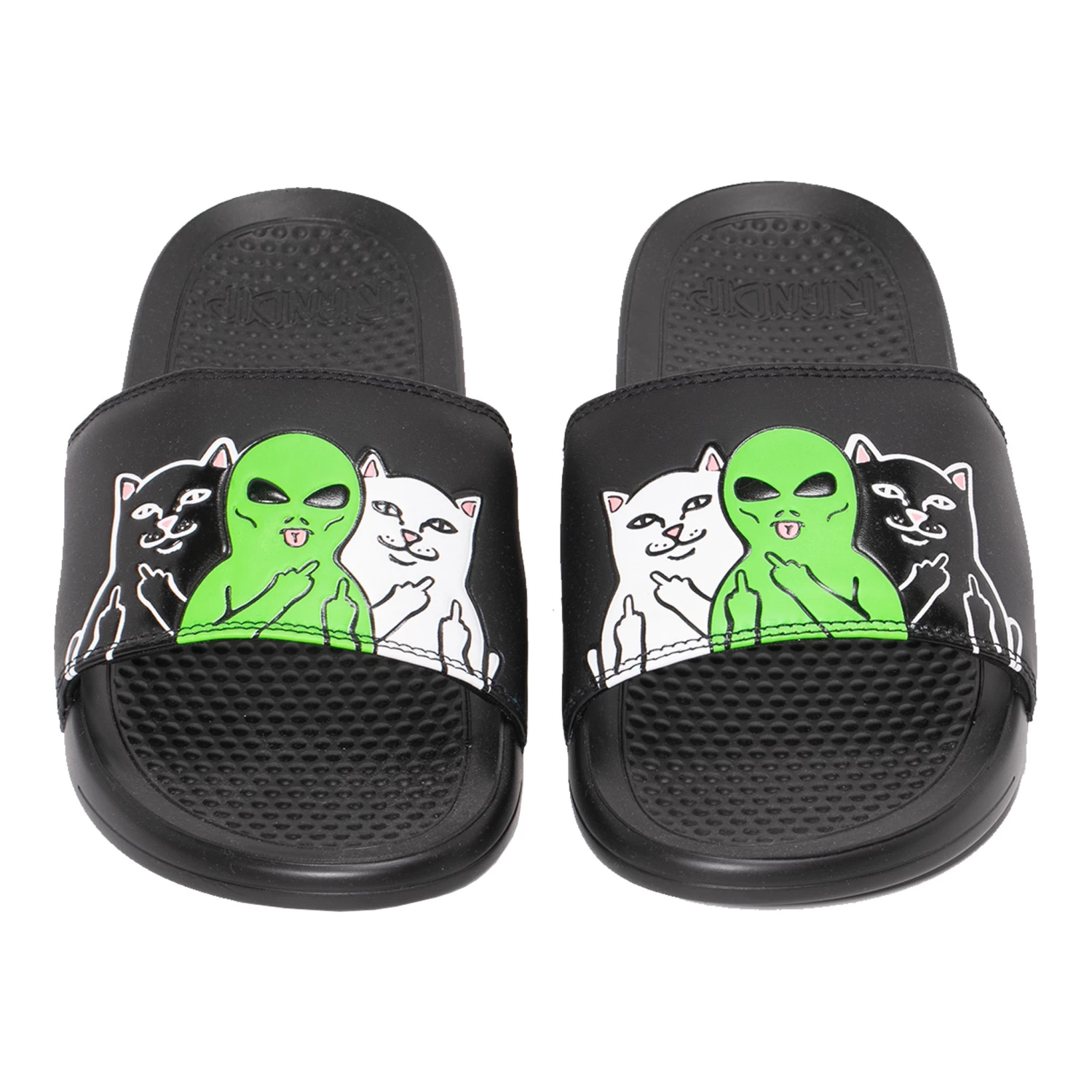 RIPNDIP Whole Gang Slides (Black) 3 RIPNDIP Whole Gang Slides (Black) - Image 3