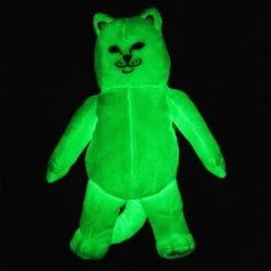 RIPNDIP Lord Nerm Glow In The Dark Plush (White) 9 RIPNDIP Lord Nerm Glow In The Dark Plush (White) -Urban Fashion Shop glowplush 0001 027A8909