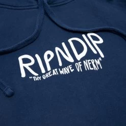 RIPNDIP The Great Wave Of Nerm Hoodie (Blue Dye) -Urban Fashion Shop greatwave 0012 027A8943