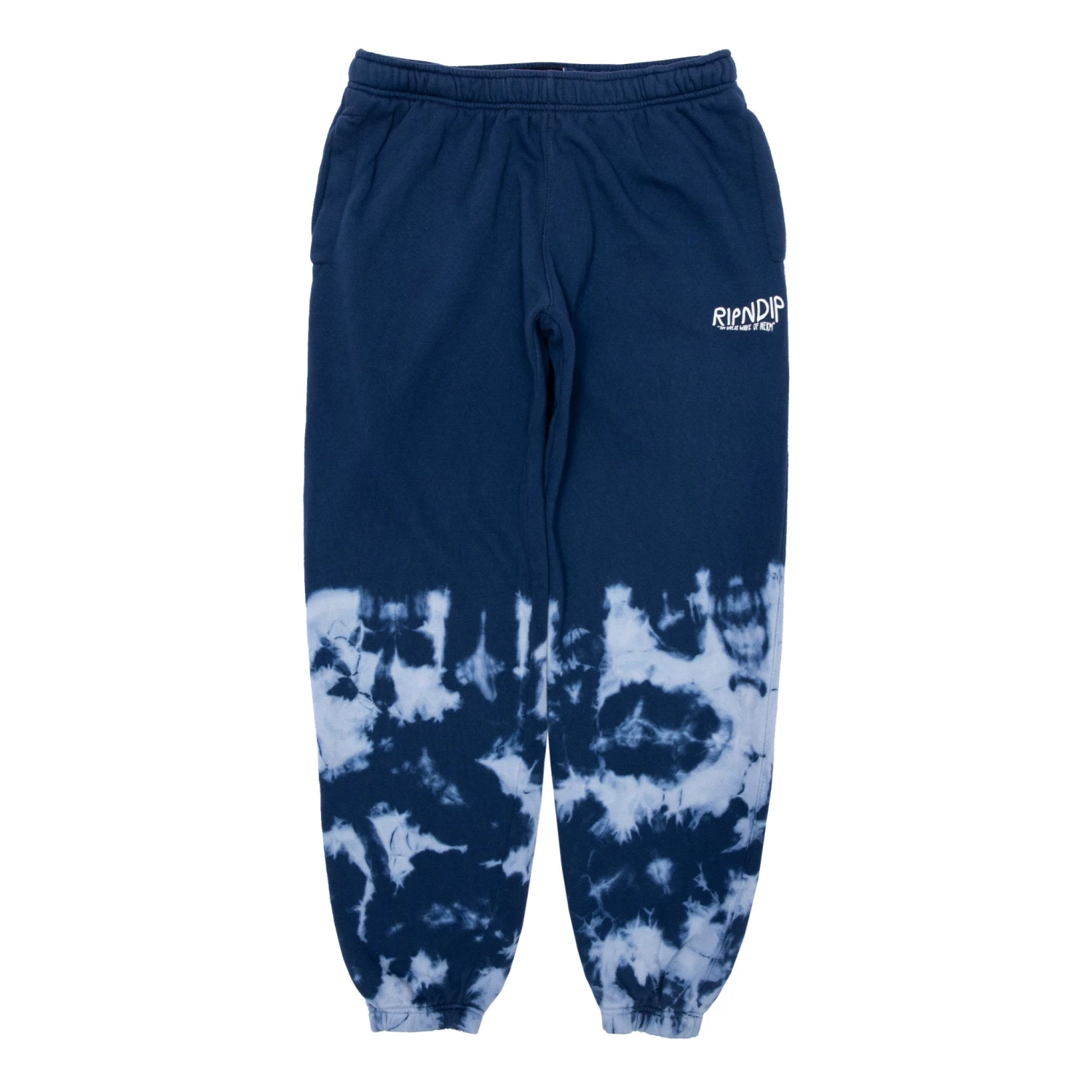 RIPNDIP Great Wave Sweatpants (Blue Dye) 1 RIPNDIP Great Wave Sweatpants (Blue Dye)