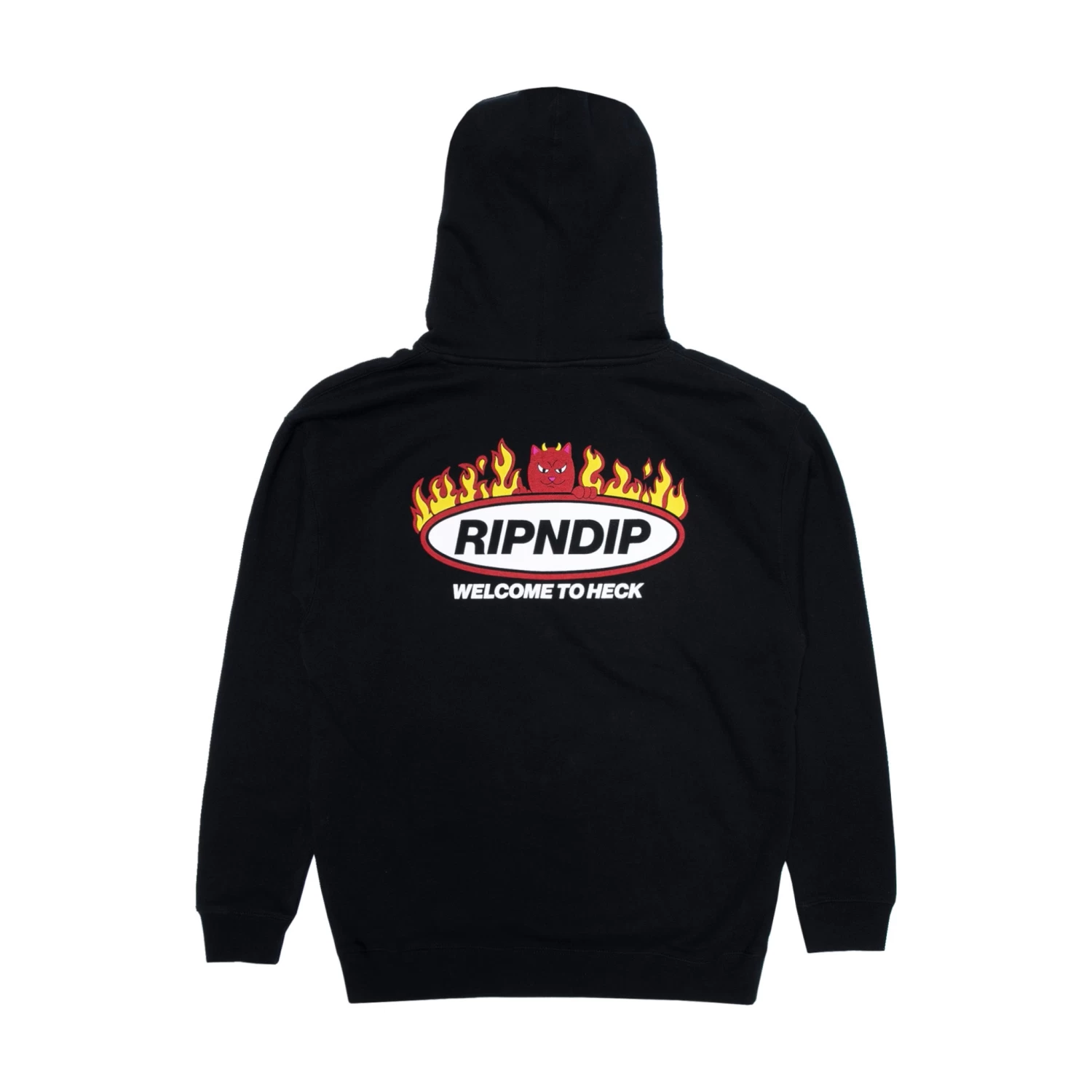 RIPNDIP Welcome To Heck Hoodie (Black) 2 RIPNDIP Welcome To Heck Hoodie (Black) - Image 2