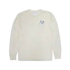 RIPNDIP Lord Nermal Pocket Long Sleeve (Natural) *
