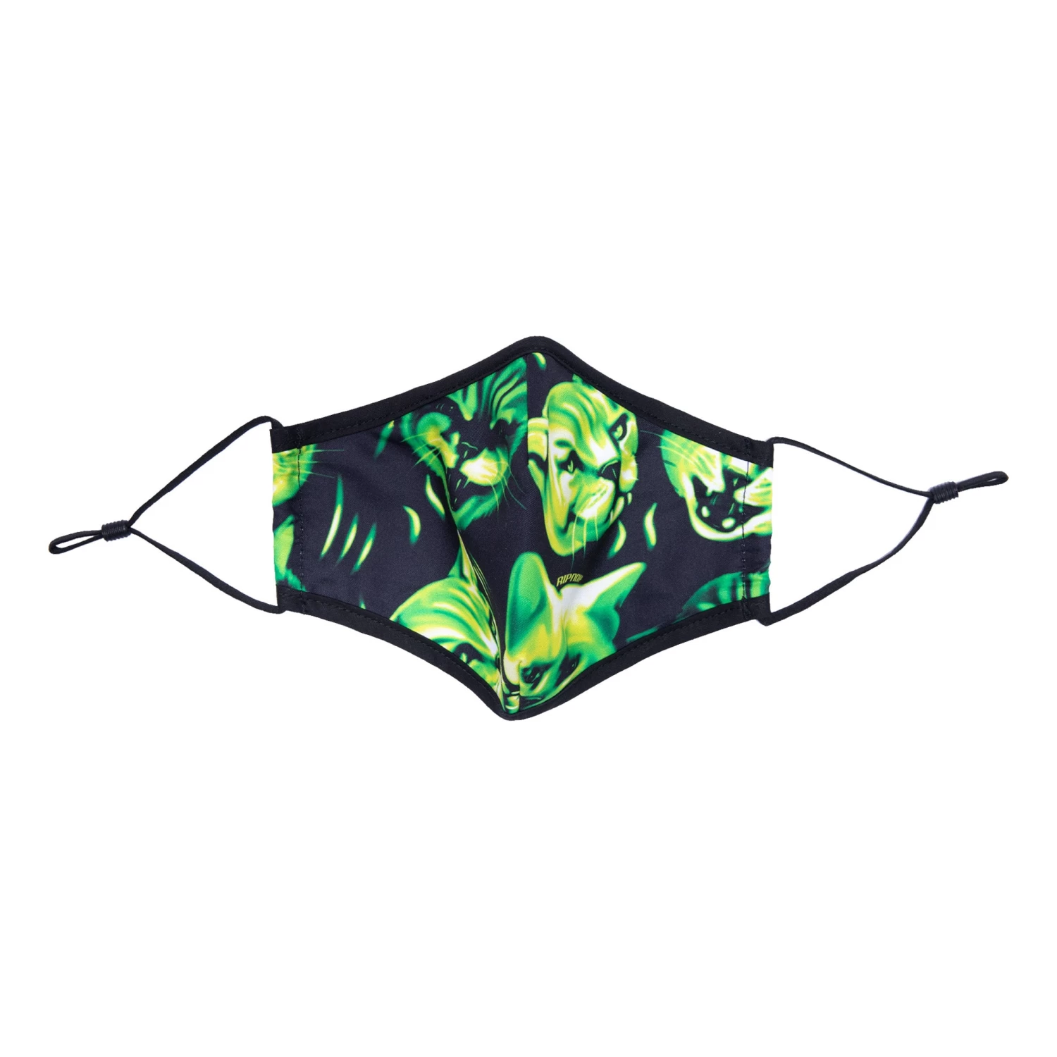 RIPNDIP Neon Cat Face Mask (Black) 1 RIPNDIP Neon Cat Face Mask (Black)