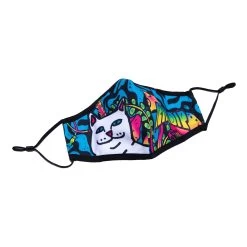 RIPNDIP Psychedelic Face Mask (Multi) -Urban Fashion Shop mask 0015 027A7276