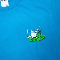 RIPNDIP Teenage Mutant Tee (Blue) -Urban Fashion Shop nerm turtles frontdetail