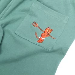 RIPNDIP Devil Babies Sweatpants (Dark Sage) -Urban Fashion Shop pantsspring22 0017 027A0478
