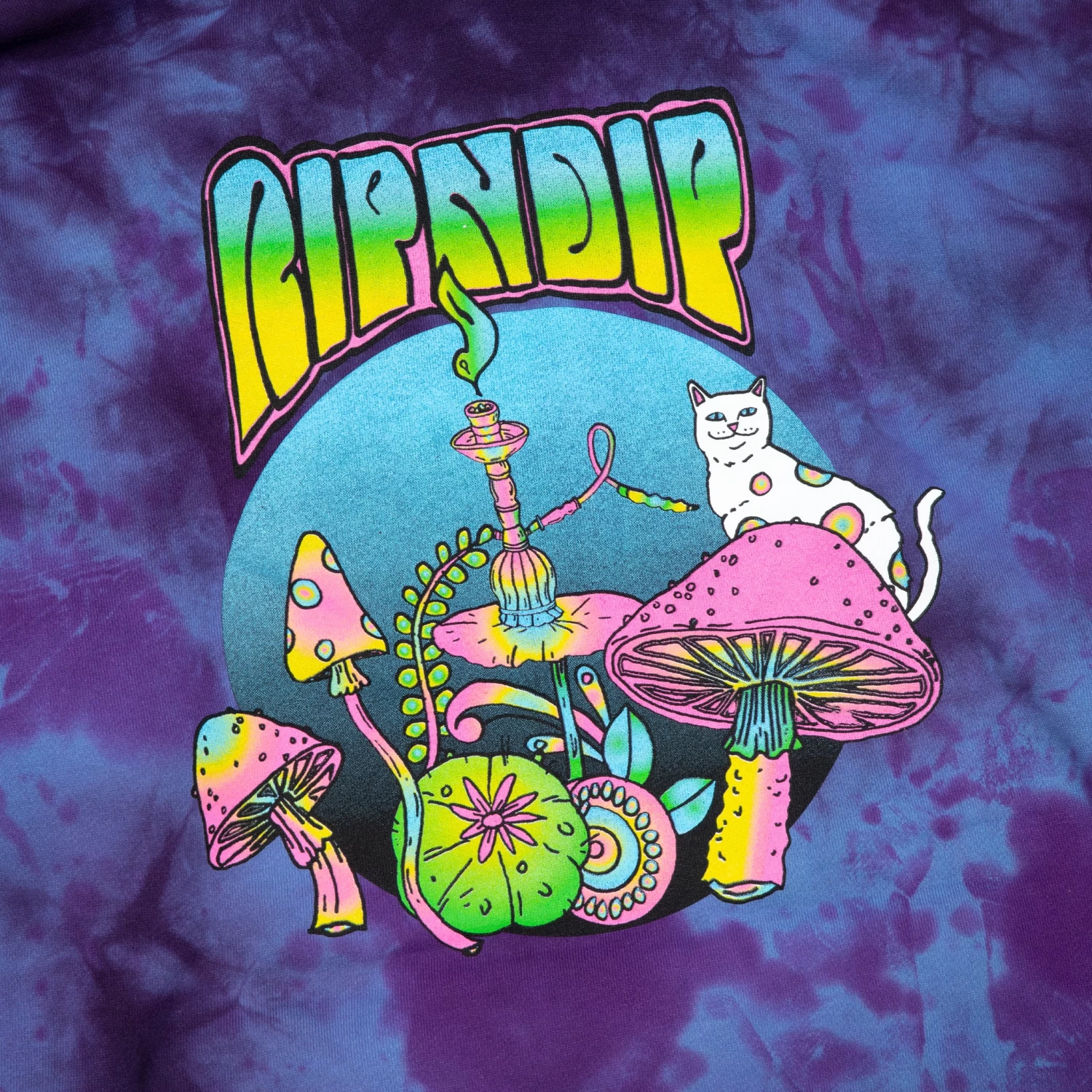 RIPNDIP Psychedelic Hoodie (Blue/Purple Lightning) 3 RIPNDIP Psychedelic Hoodie (Blue/Purple Lightning) - Image 3