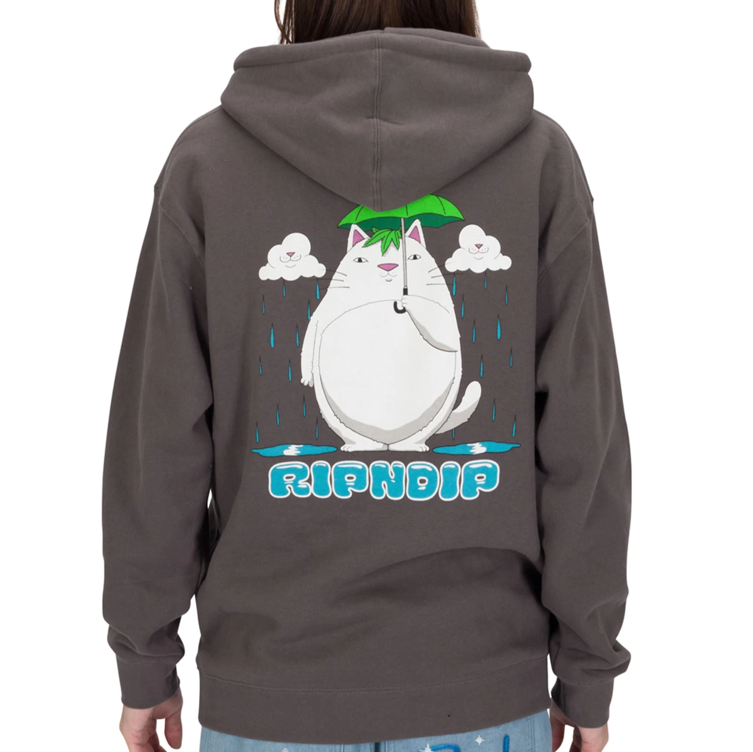 RIPNDIP Splish Splash Hoodie (Charcoal) 2 RIPNDIP Splish Splash Hoodie (Charcoal) - Image 2