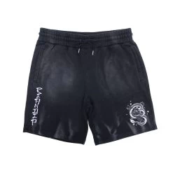 RIPNDIP Mystic Jerm Sweatshorts (Black Faded Wash)