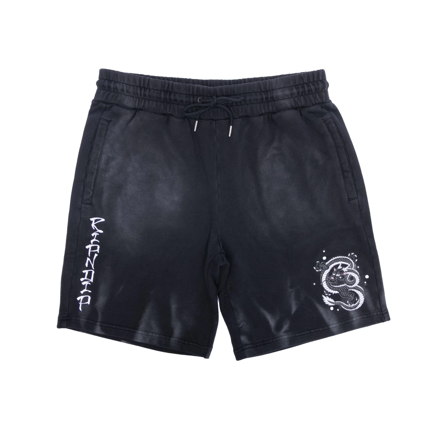 RIPNDIP Mystic Jerm Sweatshorts (Black Faded Wash) 1 RIPNDIP Mystic Jerm Sweatshorts (Black Faded Wash)