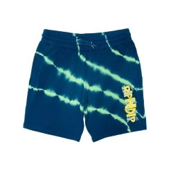 RIPNDIP Super Sanerm Sweatshorts (Navy/Neon Green Dye) -Urban Fashion Shop shortsholiday21 0012 KK2A0381