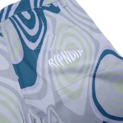 RIPNDIP Hypnotic Twill Shorts (Grey/Lavender/Neon) -Urban Fashion Shop shortsholiday21 0018 KK2A0290
