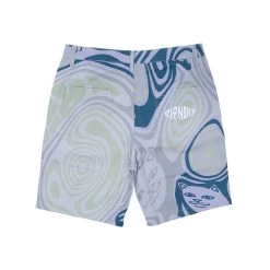 RIPNDIP Hypnotic Twill Shorts (Grey/Lavender/Neon) -Urban Fashion Shop shortsholiday21 0019 KK2A0288