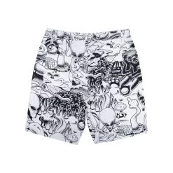 RIPNDIP Dark Twisted Fantasy Twill Shorts (Black/White) -Urban Fashion Shop shortsmydarktwistedfantasy22 0000s 0001 9R9A8650