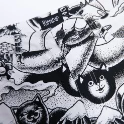 RIPNDIP Dark Twisted Fantasy Twill Shorts (Black/White) -Urban Fashion Shop shortsmydarktwistedfantasy22 0000s 0002 9R9A8648