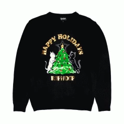 RIPNDIP Litmas Tree Knitted Sweater (Black)