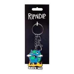 RIPNDIP Save The World Keychain (Black)