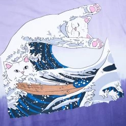 RIPNDIP The Great Wave Of Nerm Tee (Purple Dye) -Urban Fashion Shop smu 0002 KK2A0050