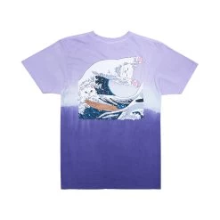 RIPNDIP The Great Wave Of Nerm Tee (Purple Dye)