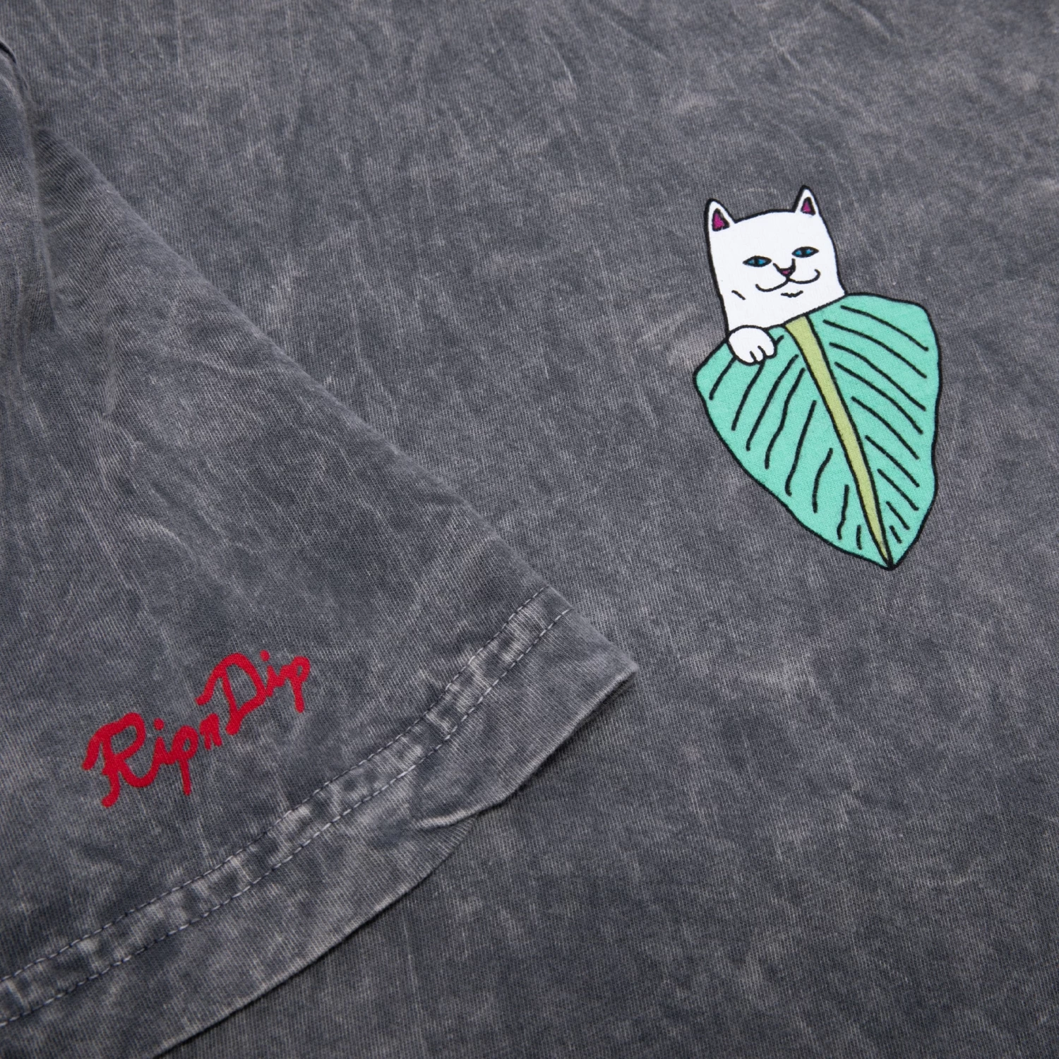 RIPNDIP Nermal Portrait Tee (Charcoal Mineral Wash) 3 RIPNDIP Nermal Portrait Tee (Charcoal Mineral Wash) - Image 3
