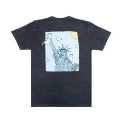 RIPNDIP Liberty Tee (Black Mineral Wash)