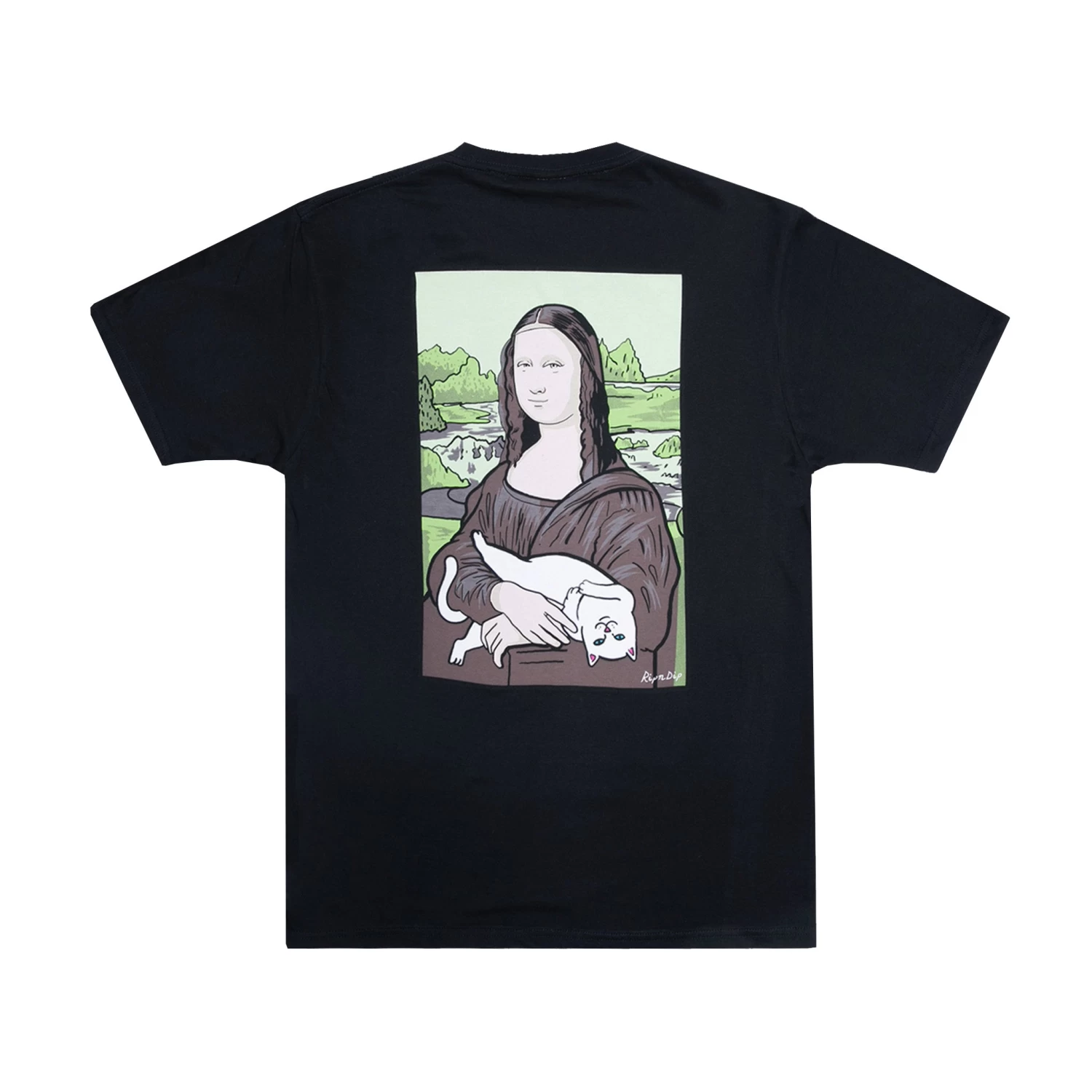 RIPNDIP Nermal Lisa Pocket Tee 2.0 (Black) 1 RIPNDIP Nermal Lisa Pocket Tee 2.0 (Black)
