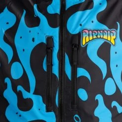 RIPNDIP Psychedelic 2.0 Snowboard Jacket (Black / Blue) -Urban Fashion Shop snowjacket 0001 snowjacket1