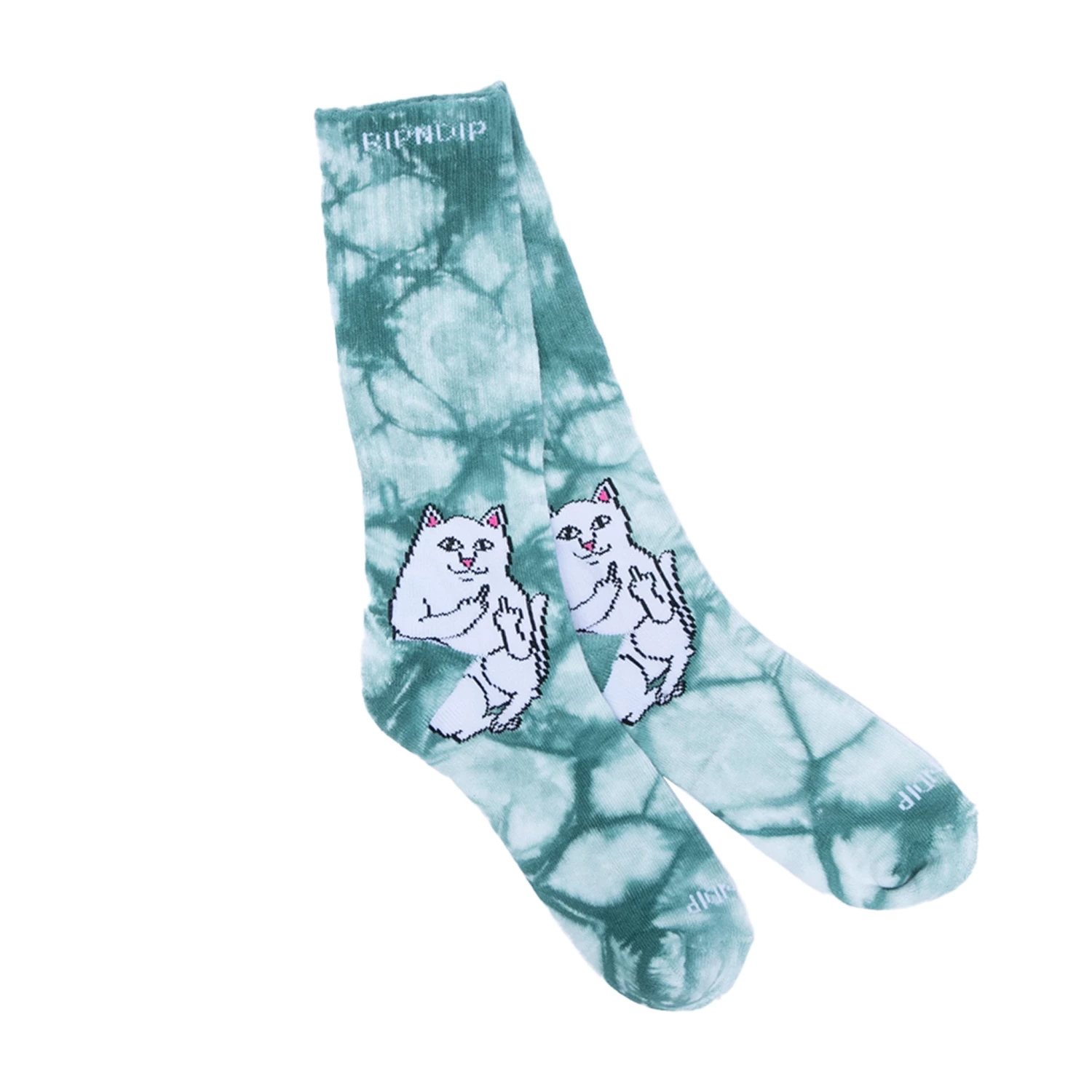 RIPNDIP Lord Nermal Socks (Pine Tie Dye) 2 RIPNDIP Lord Nermal Socks (Pine Tie Dye) - Image 2