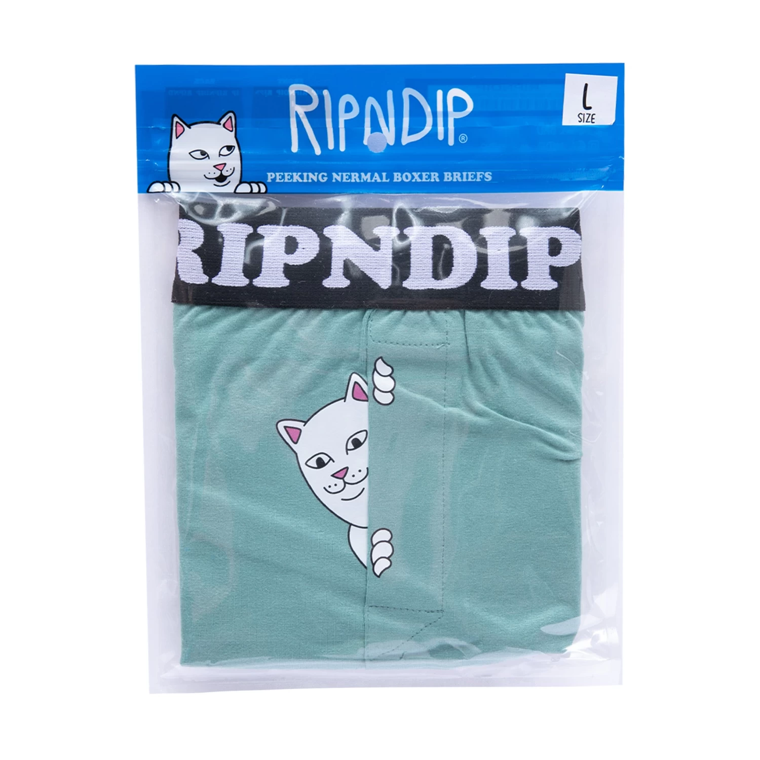RIPNDIP Peek A Nermal Boxers (Pine) 3 RIPNDIP Peek A Nermal Boxers (Pine) - Image 3