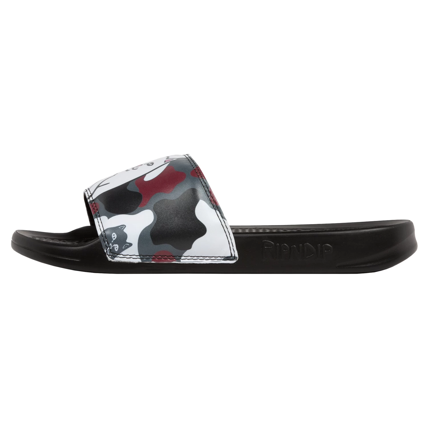 RIPNDIP Lord Nermal Slides (Red Camo) 4 RIPNDIP Lord Nermal Slides (Red Camo) - Image 4