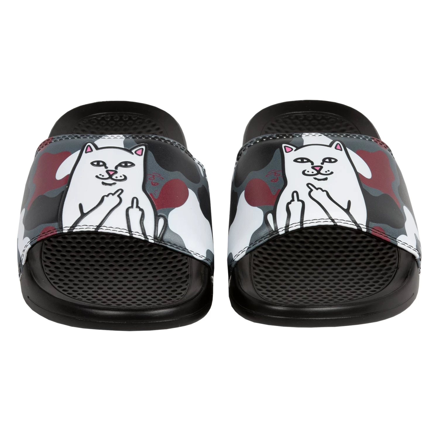 RIPNDIP Lord Nermal Slides (Red Camo) 2 RIPNDIP Lord Nermal Slides (Red Camo) - Image 2