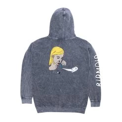 RIPNDIP Coco Nermal Hoodie (Grey Mineral Wash)