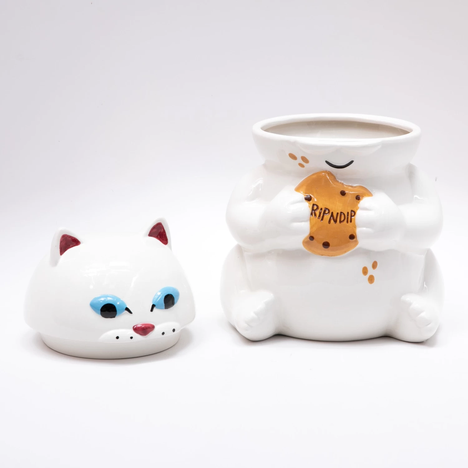 RIPNDIP Lord Nermal Ceramic Cookie Jar 4 RIPNDIP Lord Nermal Ceramic Cookie Jar - Image 4