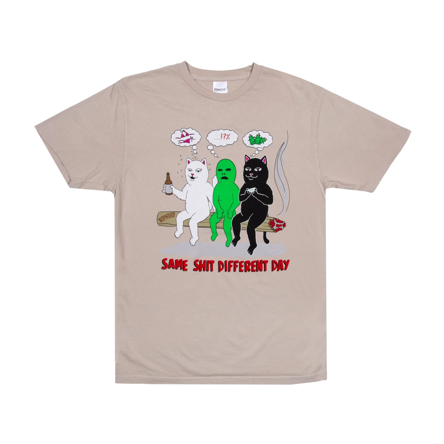 RIPNDIP Same Dreams Tee (Tan) 1 RIPNDIP Same Dreams Tee (Tan)