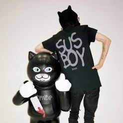 Ripndip X Sus Boy Pocket Tee (Black) -Urban Fashion Shop susboyhovers 0007 Look 6a Sus Boy x RipNDip