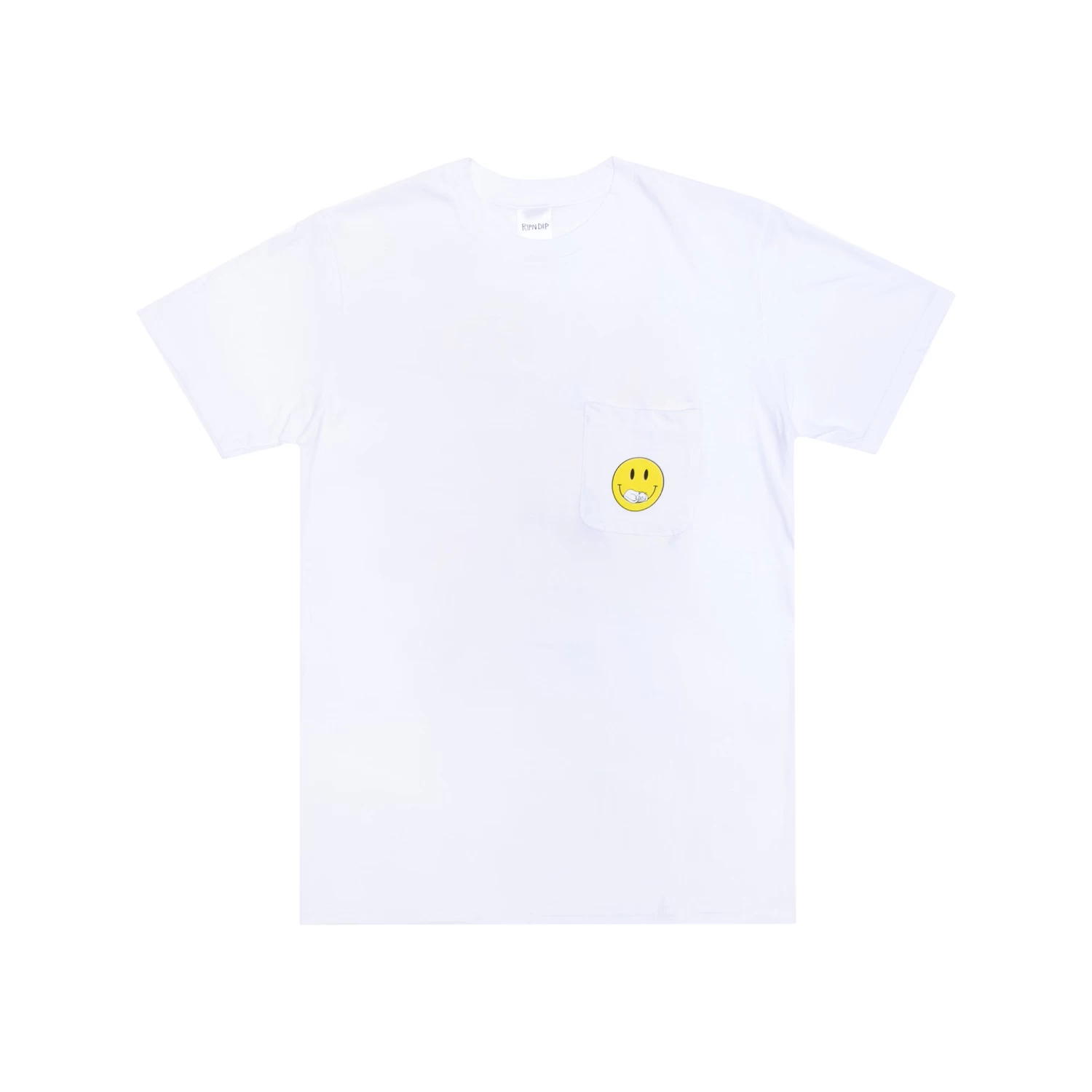 RIPNDIP Everything Will Be OK Pocket Tee (White) 1 RIPNDIP Everything Will Be OK Pocket Tee (White)
