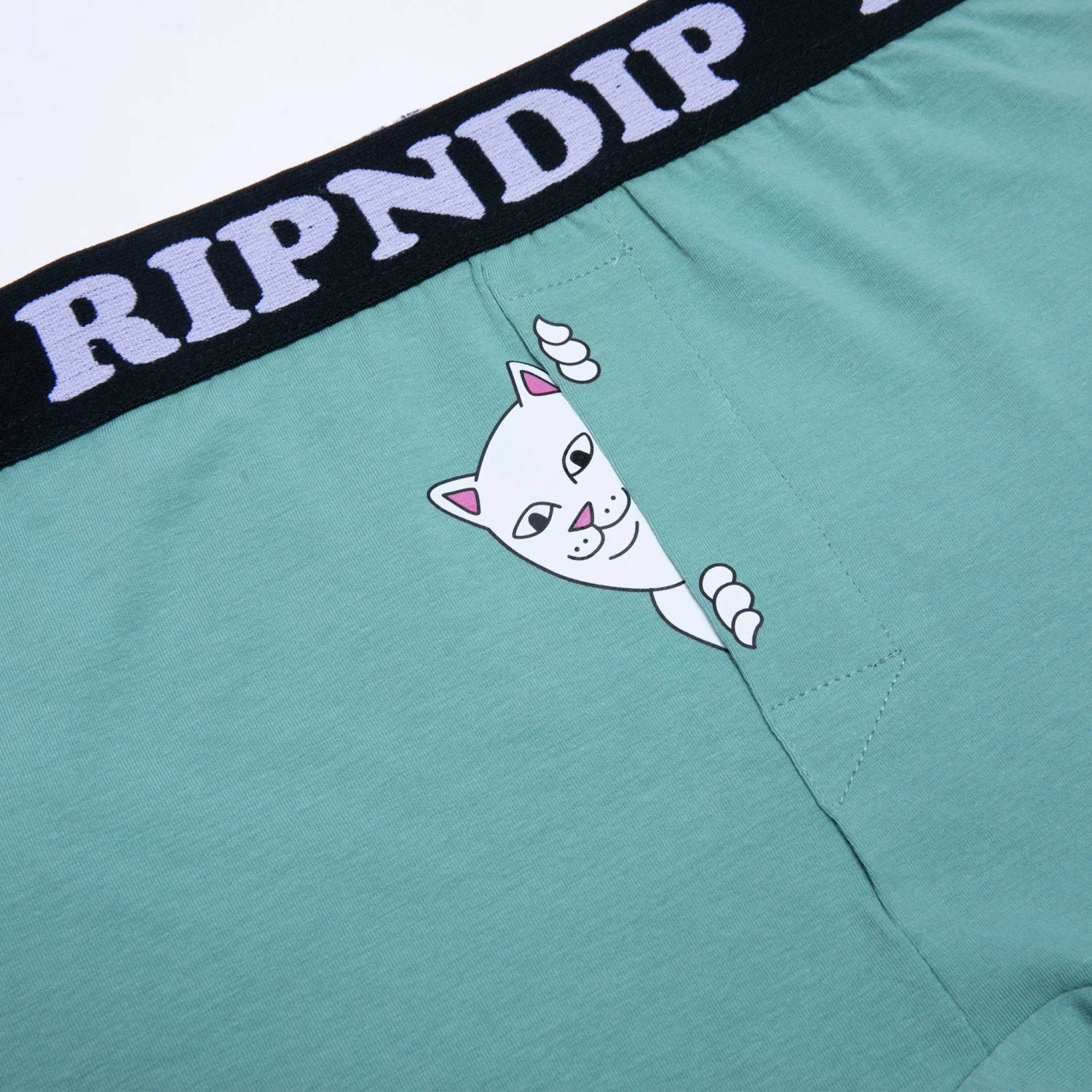 RIPNDIP Peek A Nermal Boxers (Pine) 2 RIPNDIP Peek A Nermal Boxers (Pine) - Image 2