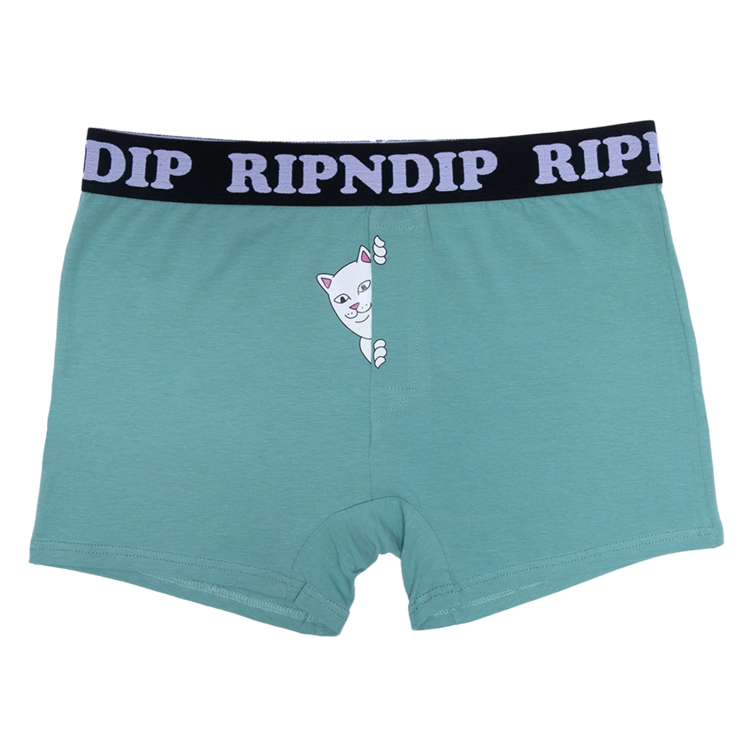 RIPNDIP Peek A Nermal Boxers (Pine) 1 RIPNDIP Peek A Nermal Boxers (Pine)