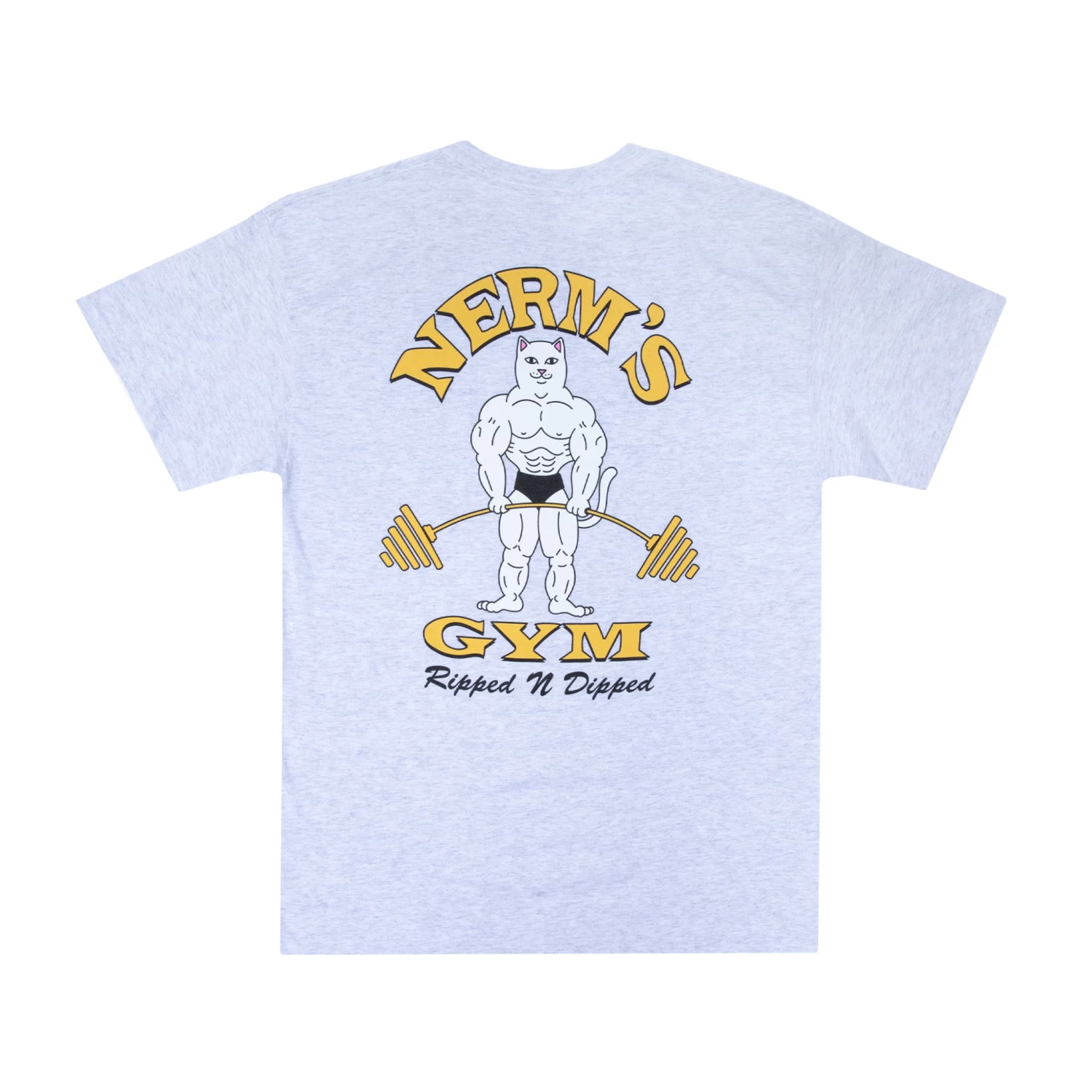 RIPNDIP Ripped N Dipped Tee (Ash Heather) 1 RIPNDIP Ripped N Dipped Tee (Ash Heather)